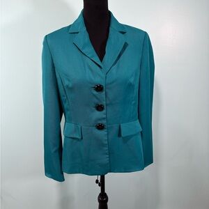 Evan Picone Teal Women's Blazer 10
Lot H